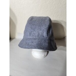 Lands' End Men's Grey  Bucket Hat Outdoor Lined Warm Size L/XL